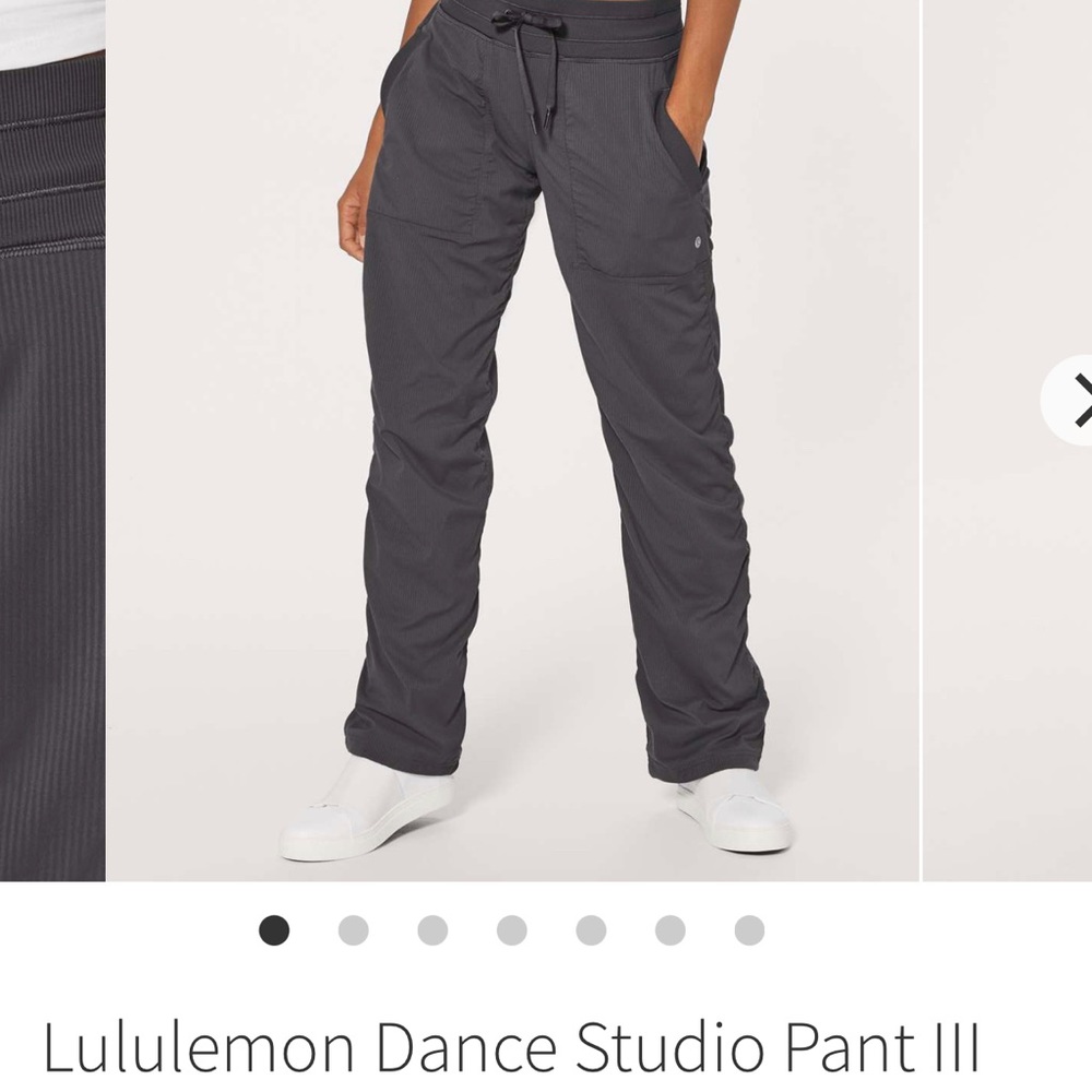 Lululemon Dance Studio Pant III Dark Carbon 28”